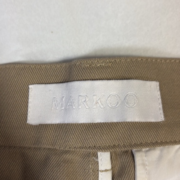 MARKOO Flap Over Trouser Pant Tan Size 28 - Picture 5 of 6